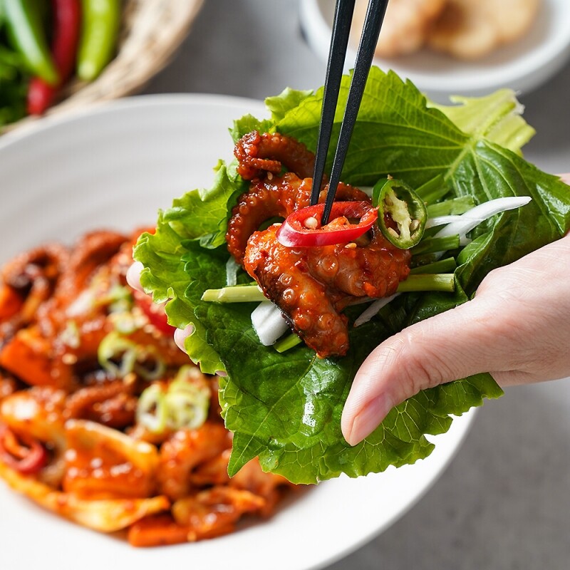 강원더몰,[홍익상회] 봄내쭈꾸미 300g x 3팩 매콤달콤 쫄깃탱글